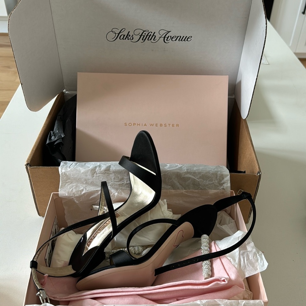 Brand New Sophia Webster Rosalind Crystal Sandal